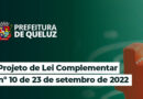 Projeto de Lei em Queluz poderá isentar famílias carentes de pagarem IPTU